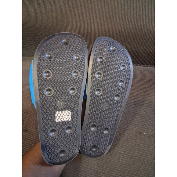 Odd Future Donut Slides Men's 7 Blue‎ Pink Yellow Novelty Summer Father's Day - Picture 4 of 5